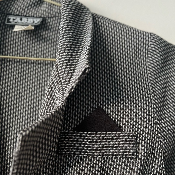 Vintage Black/White Gingham Print Short Sleeve Midi Dress - Picture 3 of 5